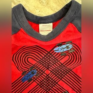 Hanna Andersson 3:4 sleeve racecar shirt